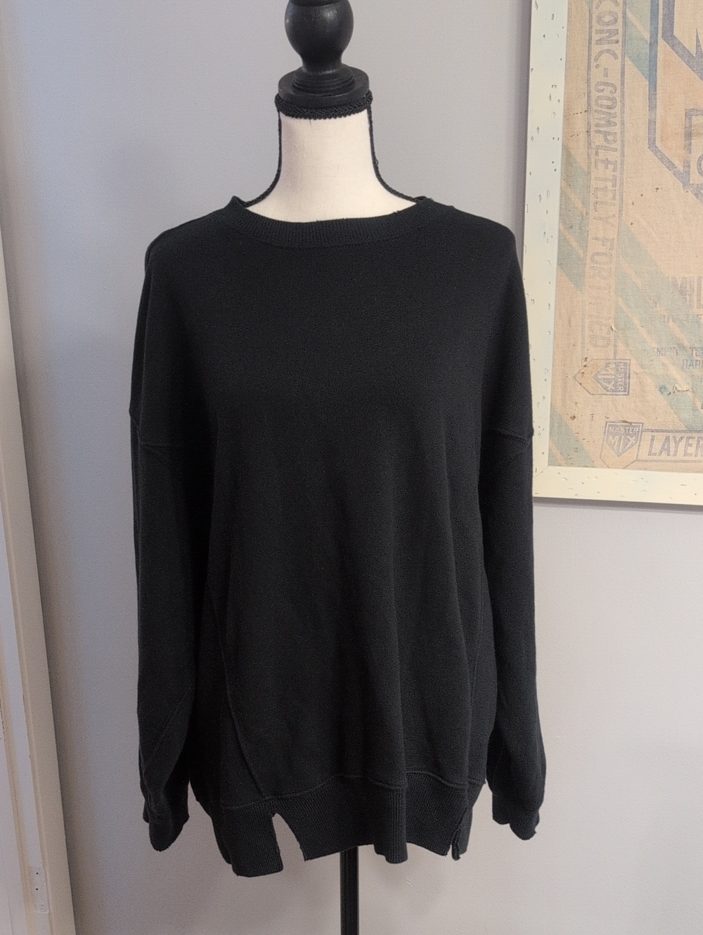 Aerie Black Sweatshirt